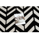Modern tapijt MUNDO E0571 visgraat outdoor beige / zwart