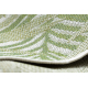 Teppich, Läufer SISAL SION Palmenblätter, tropisch 2837 flach gewebt ecru / grün