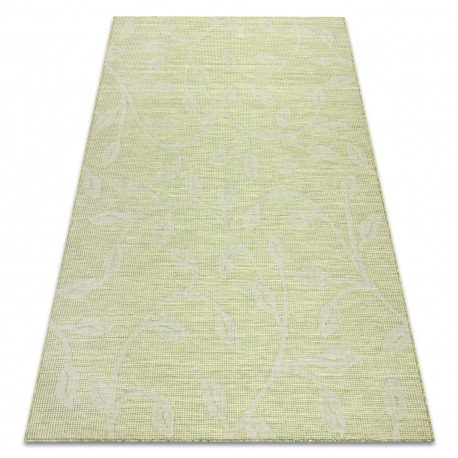 Toegeven Noodlottig Op de een of andere manier Sisal tapijt SISAL PATIO 3045 bladeren groen / beige - Sisal tapijten