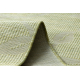 Koberec SISAL PATIO 3045 listy ploché tkaní zelená / béžový