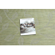 Kilimas sizalio virvelės plokštainis PATIO 3045 lapai smėlio spalvos