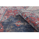 Tappeto moderno MUNDO E0551 ornamento, telaio vintage da esterno rosso / nero