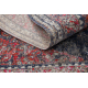 Modern szőnyeg MUNDO E0551 dísz, keret vintage szabadtéri piros / fekete
