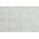 Alfombra sisal PATIO 3069 trébol marroquí Tejido plano gris / beige