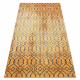 Modern carpet MUNDO D5751 glamour outdoor orange / black