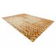 Moderný koberec MUNDO D5751 glamour outdoor oranžna / čierny