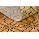 Сучасний килим MUNDO D5751 glamour відкритий помаранчевий / білий
