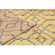 Moderan tepih MUNDO D5751 glamour vanjska oranžna / crno