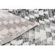 Modern Teppich MUNDO D7461 Diamanten 3D Outdoor grau / beige