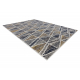 Moderan tepih MUNDO D7891 dijamanti 3D vanjska siva / bež 