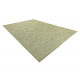 Килим SIZAL PATIO 3075 алмази тканини зелений / бежевий