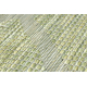 Alfombra sisal PATIO 3075 diamantes Tejido plano verde / beige