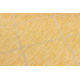 Χαλί σιζάλ PATIO 3075 διαμάντια Επίπεδη υφαντή κίτρινο / μπεζ