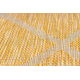 Kilimas sizalio virvelės plokštainis PATIO 3075 deimantai geltona / smėlio spalvos