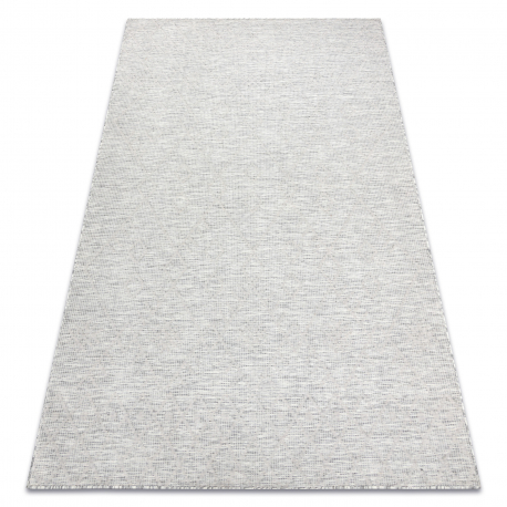 Carpet SISAL PATIO 3077 diamonds Flat woven grey / beige