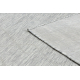 Teppich SISAL PATIO 3077 Diamanten flach gewebt grau / beige