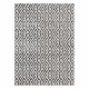 Moderný koberec MUNDO E0621 geometrický outdoor bez / čierna