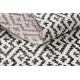 Modern tapijt MUNDO E0621 geometrisch outdoor beige / zwart
