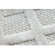 Tapis BUENOS 6649 shaggy uni, couleur unique noir