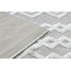 Carpet SANTO SISAL 58389 diamonds, geometric, zigzag beige