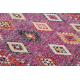 Moderan tepih MUNDO D7701 dijamanti boho vanjska ružičasta / bež 