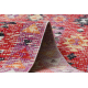 Moderný koberec MUNDO D7701 diamanty boho 3D outdoor růžový / béžová