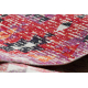 Modern tapijt MUNDO D7701 diamonds boho outdoor roze / beige