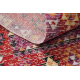 Modern tapijt MUNDO D7701 diamonds boho outdoor roze / beige