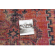 Moderný koberec MUNDO D7961 orientálny vintage outdoor červená / čierny