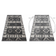Modern carpet MUNDO E0651 ethnic outdoor beige / black