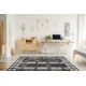 Modern tapijt MUNDO E0651 etnisch outdoor beige / zwart