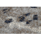 Σύγχρονο χαλί MUNDO E0681 στολίδι, πλαίσιο εκλεκτό outdoor μπεζ / μαύρο