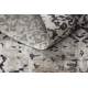 Модерен килим MUNDO E0681 украшение, кадър реколта външно бежов / черен