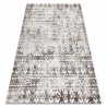 Carpet Structural SOLE D3732 Aztec, diamonds - Flat woven beige