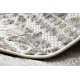 Matto Rakenteellinen SOLE D3732 Atsteekit, timantteja - Litteä kudottu, kaksi fleece-tasoa beige