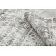 Килим Structural SOLE D3732 ацтекски, диаманти - плоски тъкани бежов