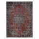 Bathroom rug SUPREME circle WAVES, non-slip, soft - white 