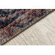 Bathroom rug SUPREME circle WAVES, non-slip, soft - white 