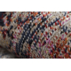 Bathroom rug SUPREME circle WAVES, non-slip, soft - white 