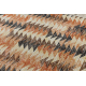 Moderný koberec MUNDO D5781 trojúhelníky 3D outdoor oranžový / béžová