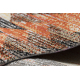 Сучасний килим MUNDO D5781 Трикутники 3D відкритий помаранчевий / бежевий