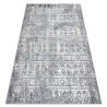 Tappeto Structural SOLE D3732 azteco, quadri - tessuto piatto grigio / beige