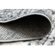 Teppich Strukturell SOLE D3732 Aztekisch, Diamanten flach gewebt grau / beige