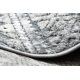 Preproga Strukturni SOLE D3732 Azteški, diamanti - Ploščato tkano, dve ravni flisa siva / bež