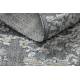 Kilimas Struktūrinis SOLE D3812 Ornamentas - Plokščiai austi, dviejų sluoksnių vilna, pilka / smėlio spalvos 