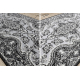 Tapis BUENOS 7001 shaggy uni, couleur unique blanc