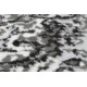 Tapis BUENOS 7001 shaggy uni, couleur unique blanc