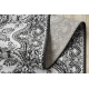 Tapis BUENOS 7001 shaggy uni, couleur unique blanc
