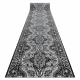 Covor BUENOS cerc 6649 shaggy uni, o singură culoare negru