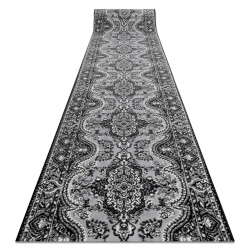 Carpet BUENOS circle 6649 shaggy plain, single color black